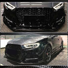 Audi A3 2012–2020 Predný nárazníkový lip Lip V1 (pre S-Line 2017-2020 Sedan, karbón) fotografia 7
