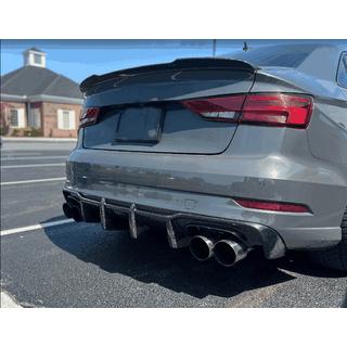 Difúzor zadného nárazníka V1 (pre S-Line Sedan 2017-2020, karbón) Audi A3 2012–2020 fotografia 2