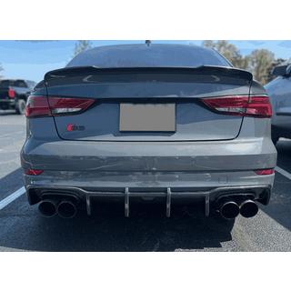 Difúzor zadného nárazníka V1 (pre S-Line Sedan 2017-2020, karbón) Audi A3 2012–2020 fotografia 3