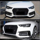 Audi A4 B9 2015–2024 Lip spojler predného nárazníka Lip V2 (pre S-Line Sedan 2015-2019, karbón) fotografia 5