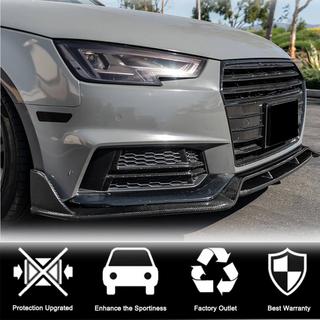 Lip spojler predného nárazníka Lip V2 (pre S-Line Sedan 2015-2019, karbón) fotografia 3