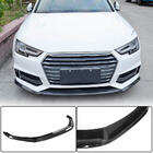 Audi A4 B9 2015–2024 Lip spojler predného nárazníka Lip V4 (pre S-Line Sedan 2015-2019, karbón) fotografia 1