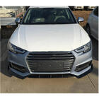 Audi A4 B9 2015–2024 Predný lip spojler na nárazník Lip V5 (pre S-Line Sedan 2015-2019, karbón) fotografia 4