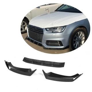 Predný lip spojler na nárazník Lip V5 (pre S-Line Sedan 2015-2019, karbón) fotografia 1