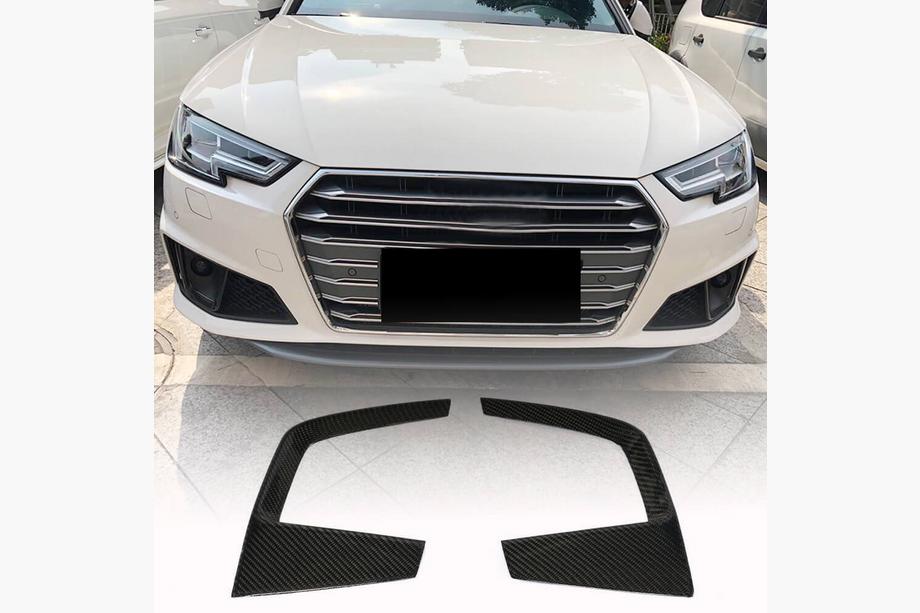Audi A4 B9 2015–2024 Predné ventilačné otvory hmloviek (Carbon) V2 Image