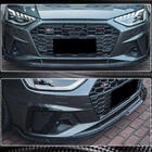 Audi A4 B9 2015–2024 Predný nárazníkový lip spojler Lip V1 (pre S-Line Sedan 2019-2024, karbón) fotografia 4