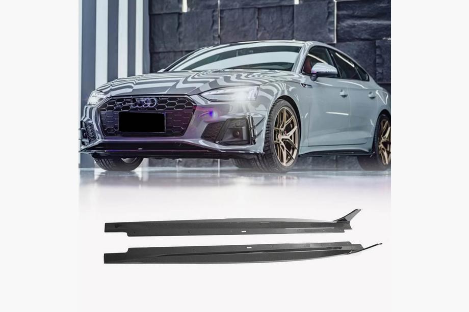 Audi A5 2016–2025 Bočné prahy 2021-2025 V2 (pre Sportback, karbón) Image