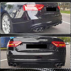 Audi A5 2007–2015 Difúzor zadného nárazníka V2 (pre S-Line 2012-2015, karbón) fotografia 4