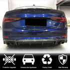 Audi A5 2016–2025 Difúzor zadného nárazníka V2 (pre S-Line 2016-2020, karbón) fotografia 4