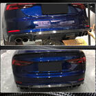 Audi A5 2016–2025 Difúzor zadného nárazníka V2 (pre S-Line 2016-2020, karbón) fotografia 6