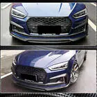 Audi A5 2016–2025 Lip spojler predného nárazníka Flap V1 (pre S-Line 2016-2020, karbón) fotografia 5