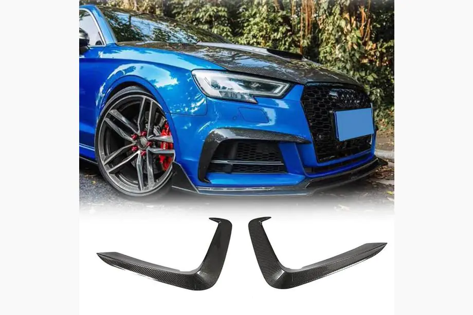 Audi A5 2016–2025 Lip spojler predného nárazníka Flap V1 (pre S-Line 2016-2020, karbón) Image