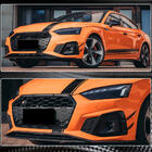 Audi A5 2016–2025 Lip spojler predného nárazníka Lip V1 (pre S-Line 2021-2025, karbón) fotografia 4