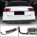 Audi A6 C7 2011–2017 Difúzor zadného nárazníka (pre S-Line Avant 2014-2018, Carbon) fotografia 1