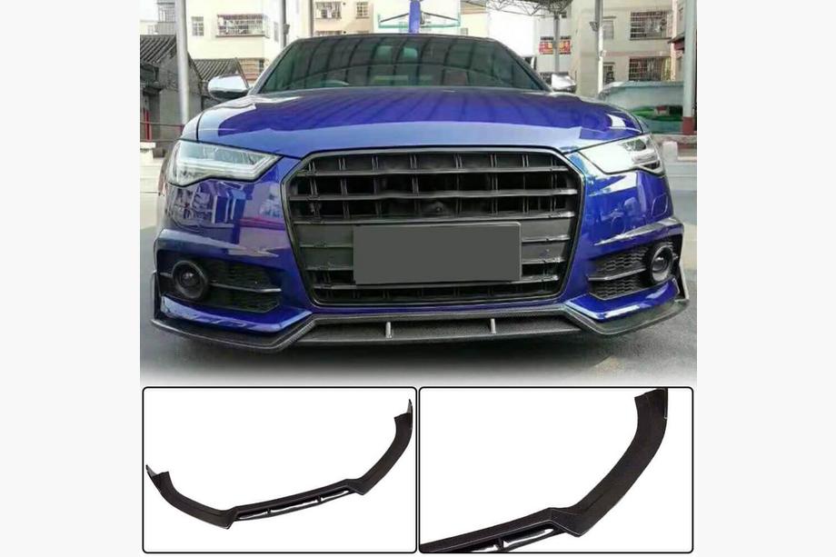 Audi A6 C7 2011–2017 Predný nárazníkový lip Carbon V1 (pre S-Line 2014-2018) Image
