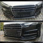 Audi A6 C7 2011–2017 Lip na predný nárazník Carbon V3 (pre S-Line 2014-2018) fotografia 4