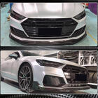 Audi A7 2018– Predný nárazníkový lip spojler Lip (pre S-Line 2018-2022, karbón) fotografia 3