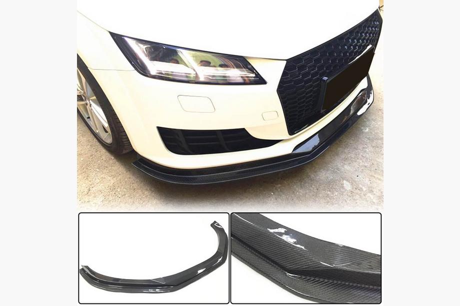 Audi TT 2014–2023 Lip spojler predného nárazníka Lip V1 (pre Base, 2014-2019, karbón) Image