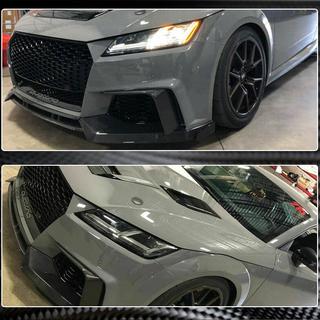 Predný nárazníkový lip spojler Lip (pre RS, 2016-2019, karbón) Audi TT 2014–2023 fotografia 4