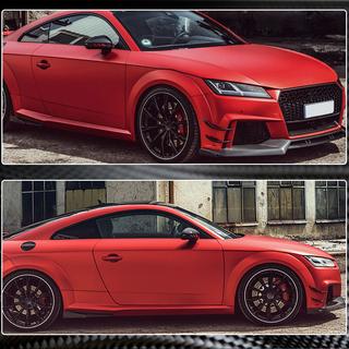 Bočné splittery predného nárazníka (pre RS, 2016-2019, karbón) Audi TT 2014–2023 fotografia 4