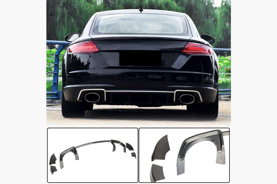 Audi TT 2014–2023 Difúzor zadného nárazníka (pre RS, 2016-2019, suchý karbón) Image
