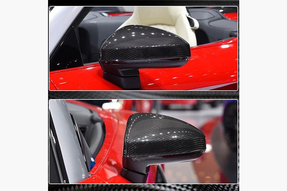 Audi TT 2014–2023 Kryty zrkadiel – náhrada (Karbon) V2 Fotografia 5