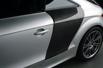 Audi TT 2006–2014 Nadstavce na zadný štvrťpanel (Kupé, karbón) fotografia 1
