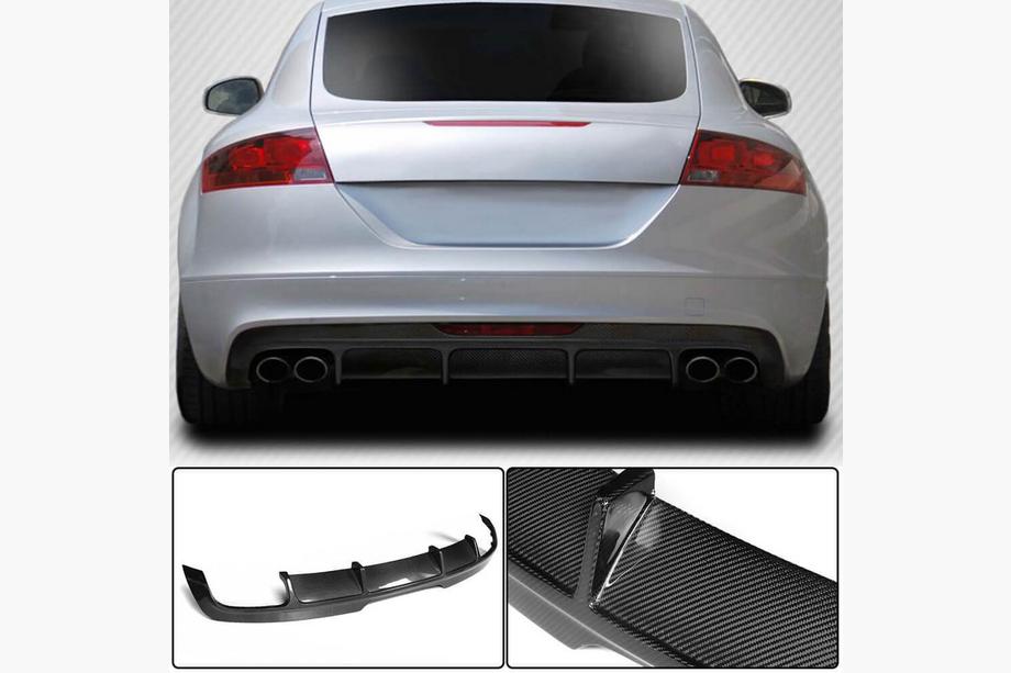 Audi TT 2006–2014 Difúzor zadného nárazníka (plast) V1 Image