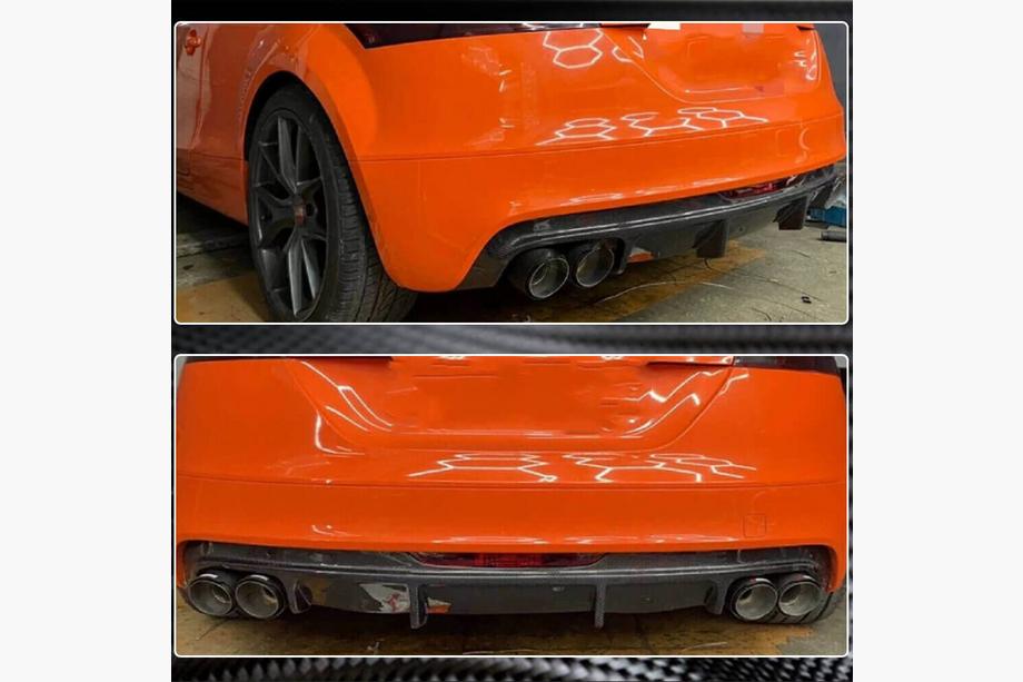 Audi TT 1998–2006 Difúzor zadného nárazníka (FRP) V2 Fotografia 3