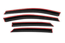 Ford Puma 2019– Okenné deflektory s chrómovou lištou (2024+, 4 ks, Niken) fotografia 4