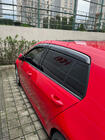 Volkswagen Golf 6 2008–2014 Okenné deflektory s chrómovou lištou HB (4 ks, Sunplex Steinless) fotografia 1