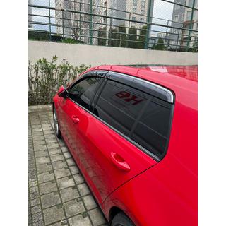 Okenné deflektory s chrómovou lištou HB (4 ks, Sunplex Steinless) Volkswagen Golf 6 2008–2014 fotografia 1