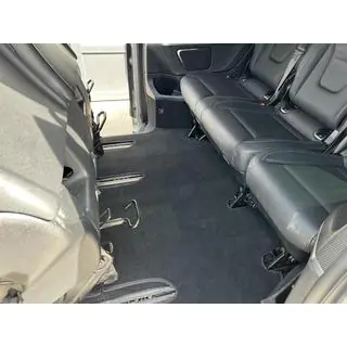 Prémiové textilné koberčeky do V-class, ExtraLong, 2 bočné (Len osobný odber, kompletný interiér, čierne) fotografia 3