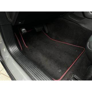 Textilné koberčeky Premium (Coupé, Čierne) Dodge Challenger 2008–2023 fotografia 1