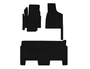Dodge Grand Caravan V 2008–2020 Prémiové textilné koberce (2008-2020, 2 rady, 8-miestne/výbava SXT, čierne) fotografia 1
