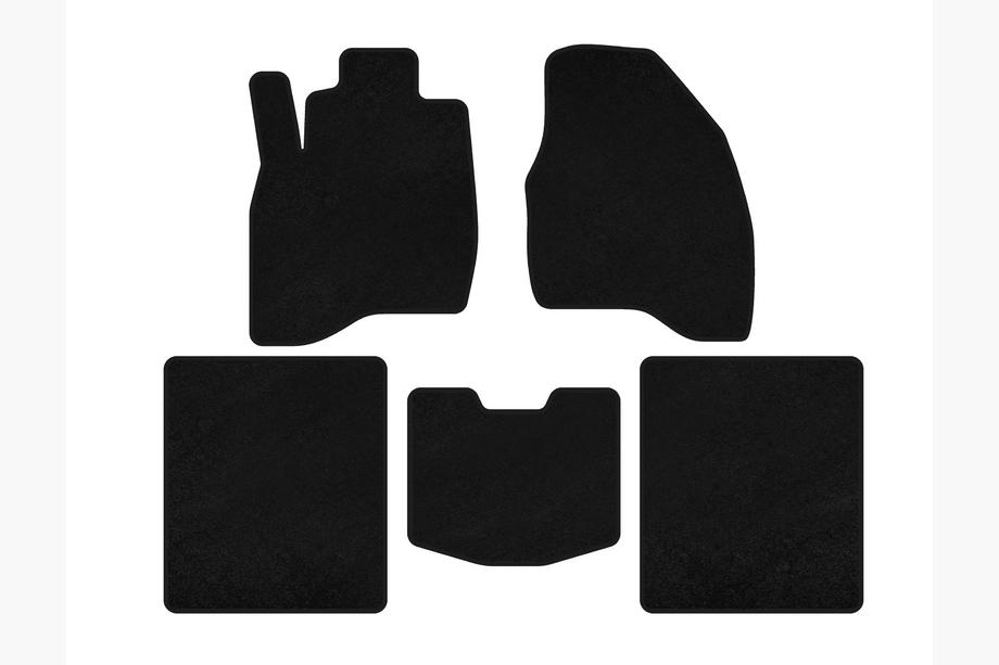 Ford Explorer 2011–2019 Prémiové textilné koberce do interiéru (2015-2019, 5-miestne, Čierne) Image