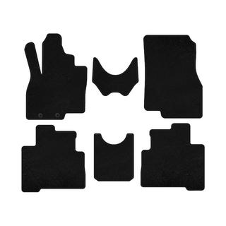 Textilné koberčeky Premium (2 rady, 7-miestne, čierne) Mitsubishi Grandis 2003–2011 fotografia 1