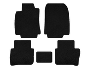 Nissan Tiida 2011–2014 Prémiové textilné autokoberce (HB, Čierna) fotografia 1