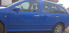 Skoda Fabia 2000–2007 Chrómové kryty kľučiek (4 ks, nerez) fotografia 1