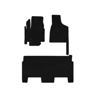 Textilné koberce Classic (2008-2020, 2 rady, 8-miestne/úroveň výbavy SXT, čierne) Dodge Grand Caravan V 2008–2020 fotografia 1