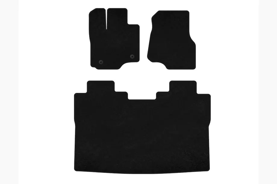 Ford F-150 2014–2021 Textilné autokoberce Classic (Raptor, Čierna) Image
