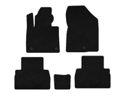 Hyundai Santa Fe 4 2018–2023 Textilné koberčeky Classic (2018-2020, Čierna) fotografia 1