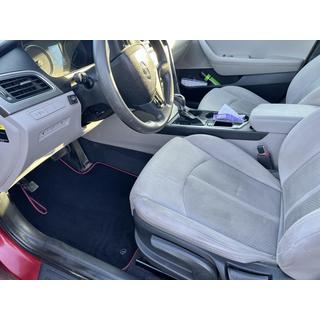 Textilné autokoberce Classic (SD, Čierne) Hyundai Sonata LF 2014–2019 fotografia 1