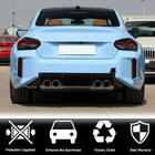 BMW 2. séria G42 2021– Spojler V6 (lesklá čierna) fotografia 5