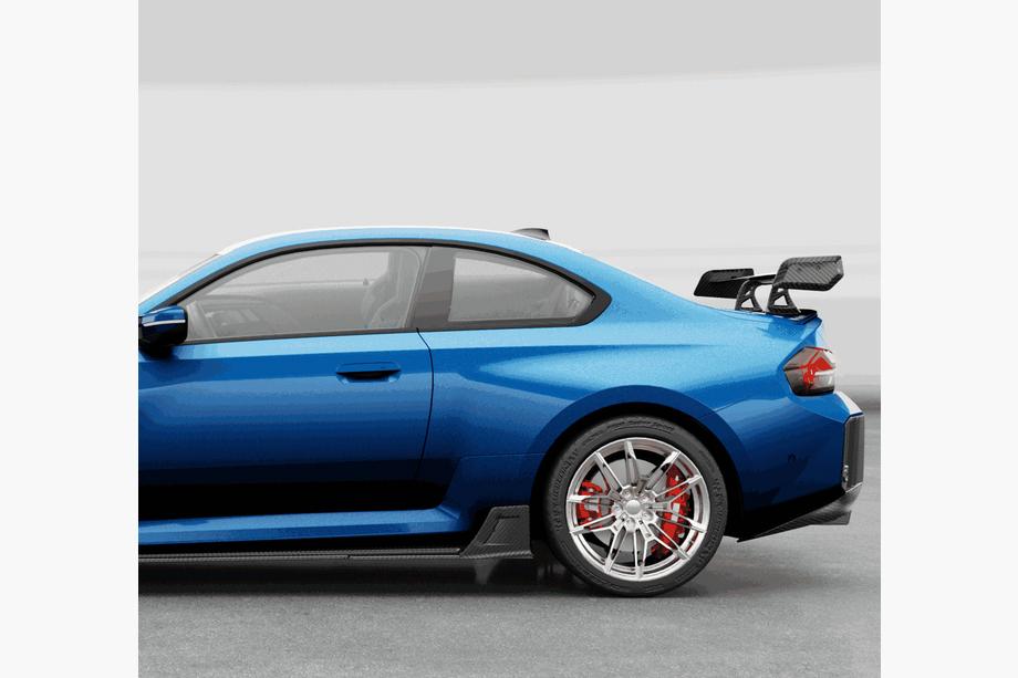 BMW 2. séria G42 2021– Spojler V7 (lesklá čierna) Fotografia 4