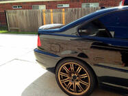 BMW 3 E46 1998–2006 Spojler veka kufra Carbon V2 (Coupe) fotografia 5