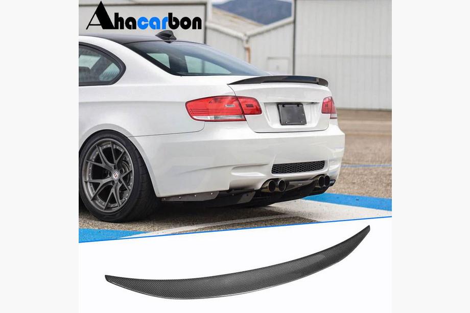 BMW 3 rad E90/E91 2005–2011 Zadný spojler na veko kufra z karbónu V5 (Coupe) Fotografia 1