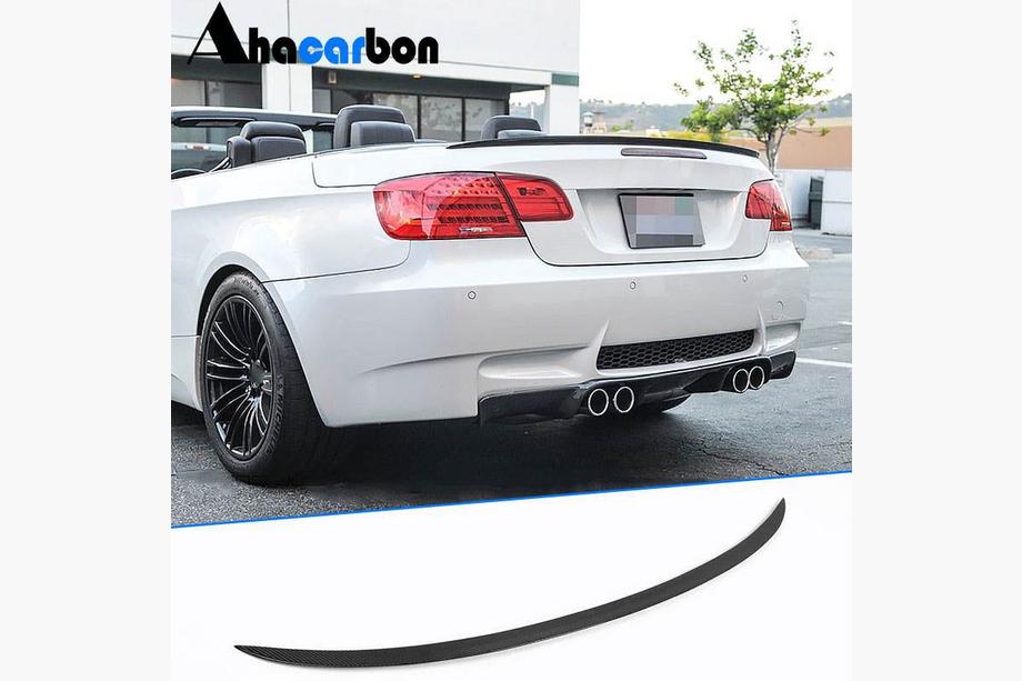 BMW 3 rad E90/E91 2005–2011 Spojler veka kufra Carbon V2 (Kabriolet) Fotografia 1