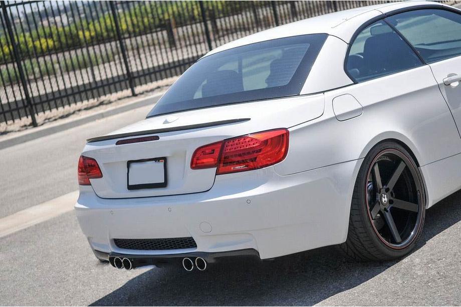 BMW 3 rad E90/E91 2005–2011 Spojler veka kufra Carbon V2 (Kabriolet) Fotografia 2