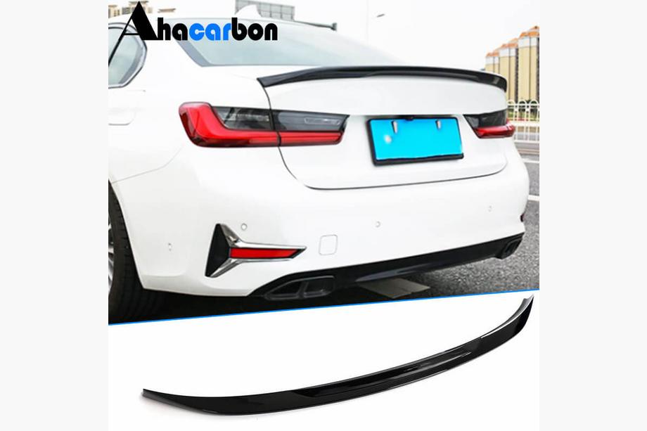 BMW 3. rad G20/G21 2018– Zadný spojler kufra Lesklá čierna ABS V3 (SD) Image